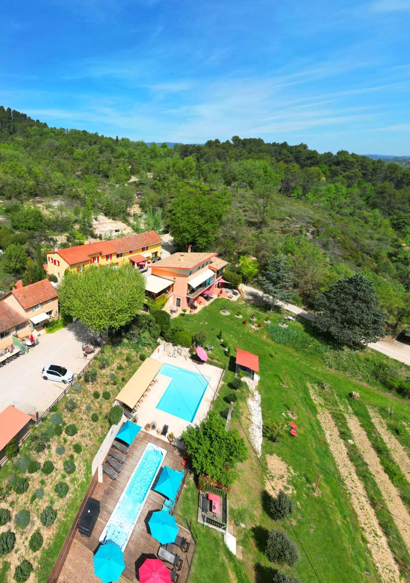L'Oustaou Du Luberon Et Spa Villelaure Eksteriør billede